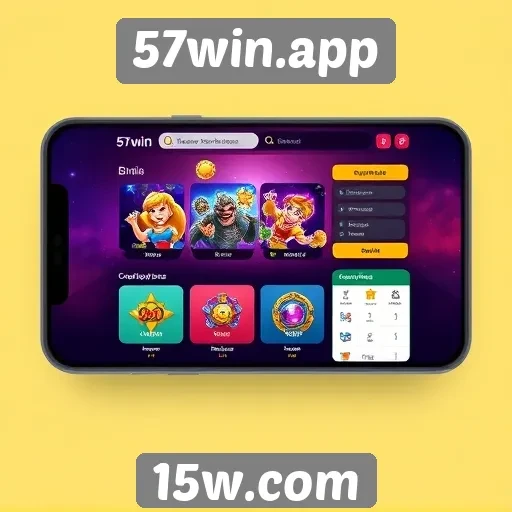 Interface do usuário no 57win.app e sua usabilidade